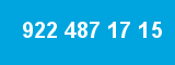 922 487 17 15 922 487 17 15